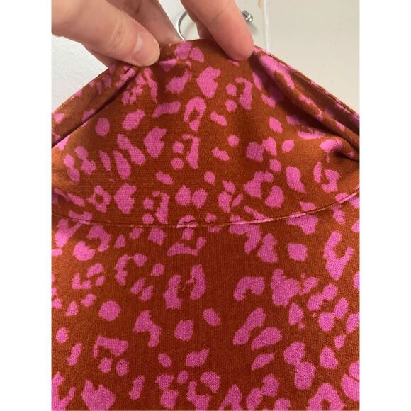 Free People Marsaille Mini Dress Rust Combo Large - Picture 8 of 8